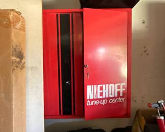 Vintage advertising cabinet