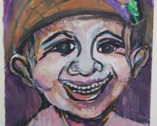 "Emily At Play" by Mary Donovan Painting