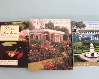 Lot of Garden Art Coffee Table Books