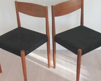 Pair of Poul Volther Danish Modern Chairs