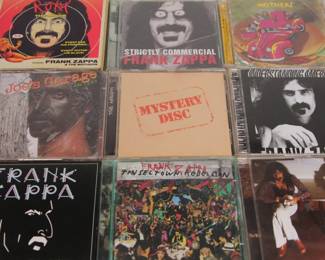 9 Frank Zappa Vintage CD's