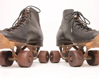 Rare Antique Roller Skates