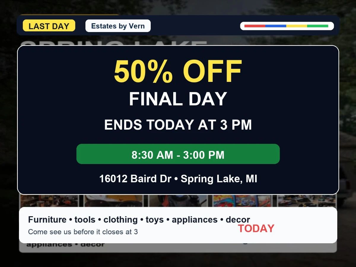 50% OFF - Last Day Ends at 3 PM