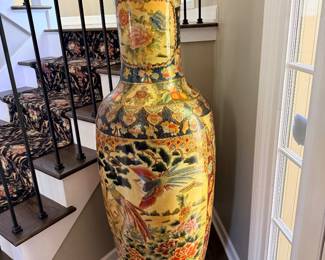 large five foot decorative floor vase