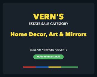 Category divider - Home Decor, Art & Mirrors