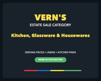 Category divider - Kitchen, Glassware & Housewares
