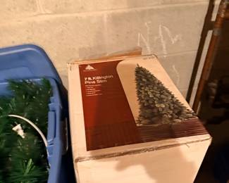 Boxed Christmas tree and holiday storage