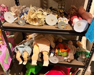 Madame Alexander dolls and Cabbage Patch style doll collection