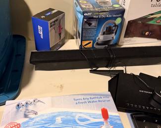 Boxed electronics accessories and office supplies