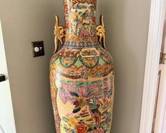 large five foot decorative floor vase