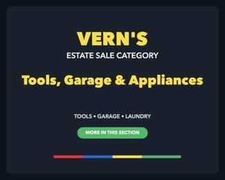Category divider - Tools, Garage & Appliances
