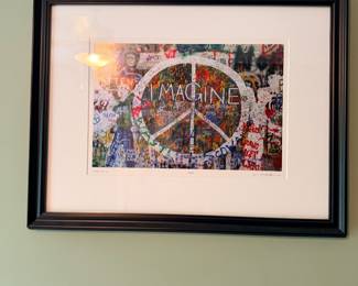 signed and numbered framed michigan wall art