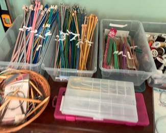 Knitting needles