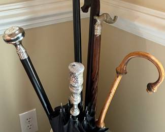 Selection of walking canes