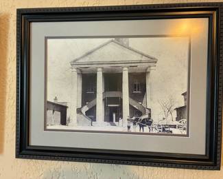Vintage photo of the Third Mecklenburg County Courthouse