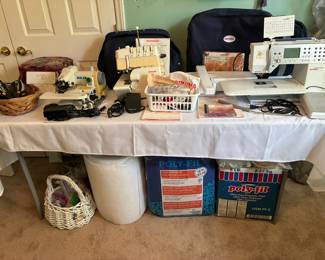 Sewing machines and accessories
