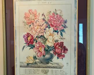 Yuriko Takata "Peony" print