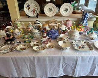 Charming collection of teapots