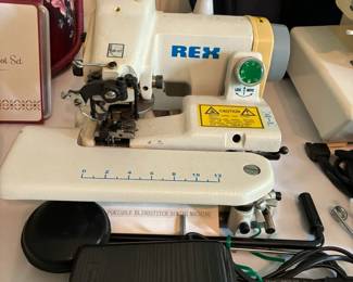 REX blindstitch sewing machine