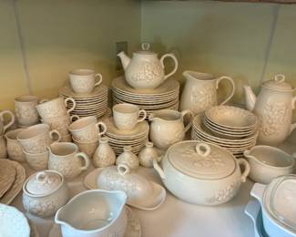 Huge set of Metlox Poppytrail Vernon "Antique Grape" including many serving pieces