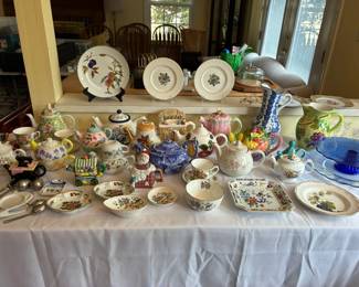 Charming collection of novelty teapots