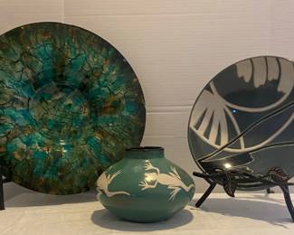 Plate, Bowl And Vase Decor