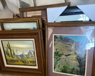 Landscape Paintings, Prints Frames