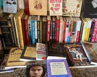 Assortment Of Hardback And Paperback Books
