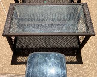 Wicker Tables And Side Table
