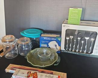 Baking Items And A Home Collection Set Of Flatware