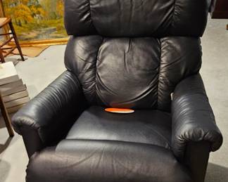 La-Z-Boy leather rocker, one of a pair