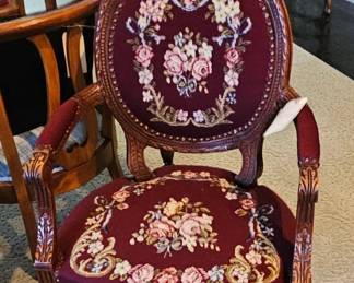 Needlepoint chair