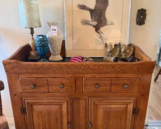 Wooden Dry Sink