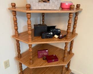 Wooden Corner Shelf