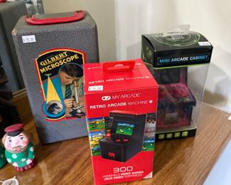 Mini Arcade Machine, Gilbert Microscope