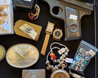 Charm Bracelets, Belt Buckle, Watches