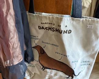 Dachshund Canvas Bag