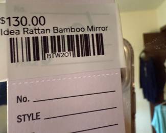 Idea Rattan Bamboo Mirror