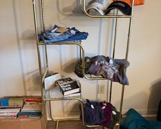 Metal shelf, Clothing, Women's Shoes