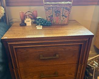 Wooden Side Nightstand