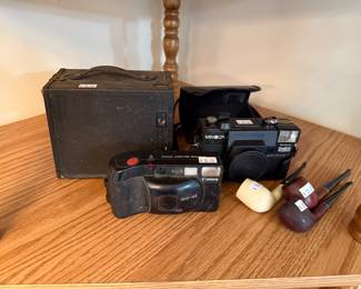 Cameras, Wooden Pipes