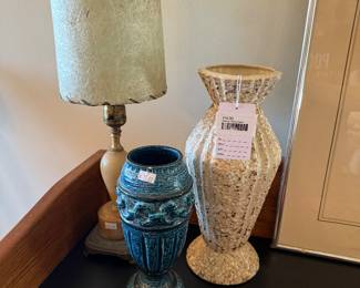 Decorative Lamp, Vases