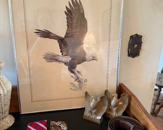 Ties, Belts, Eagle Decor