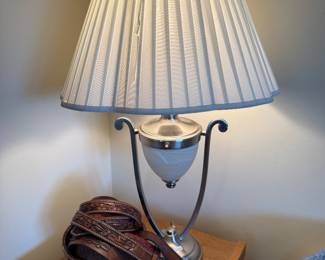 Decorative Table Lamp, Belts
