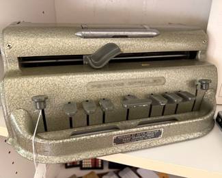Perkins Brailler Typewriter 