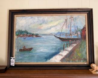 Signed David Pallock Painting 