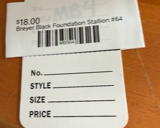 Breyer Black Foundation Stallion #64