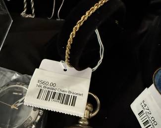 14k Braided Chain Bracelet