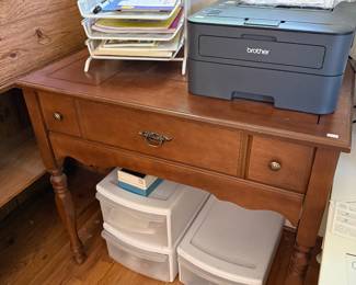Brother Printer, Wooden Table