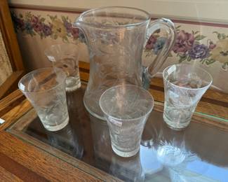 Pitcher & Glasses 